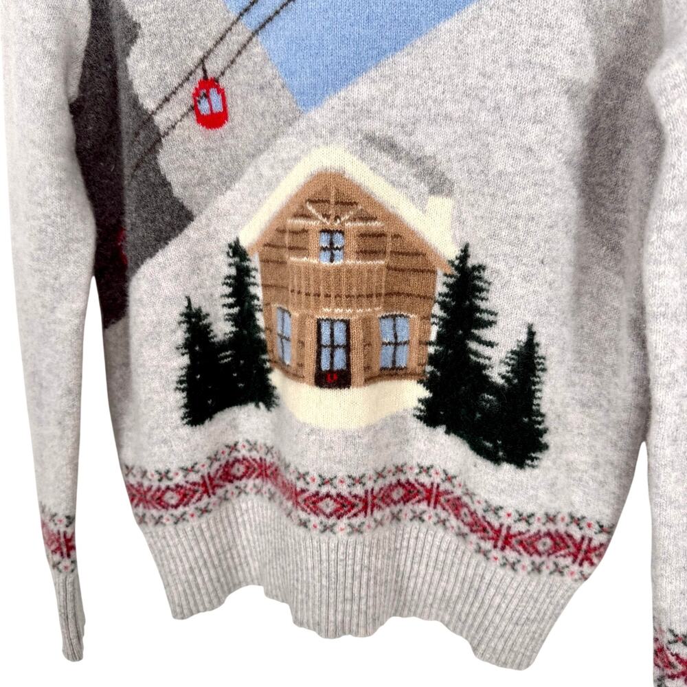 Brooks Brothers 100% Wool Large(fits like a small) Winter Christmas Sweater Ski - Picture 6 of 11